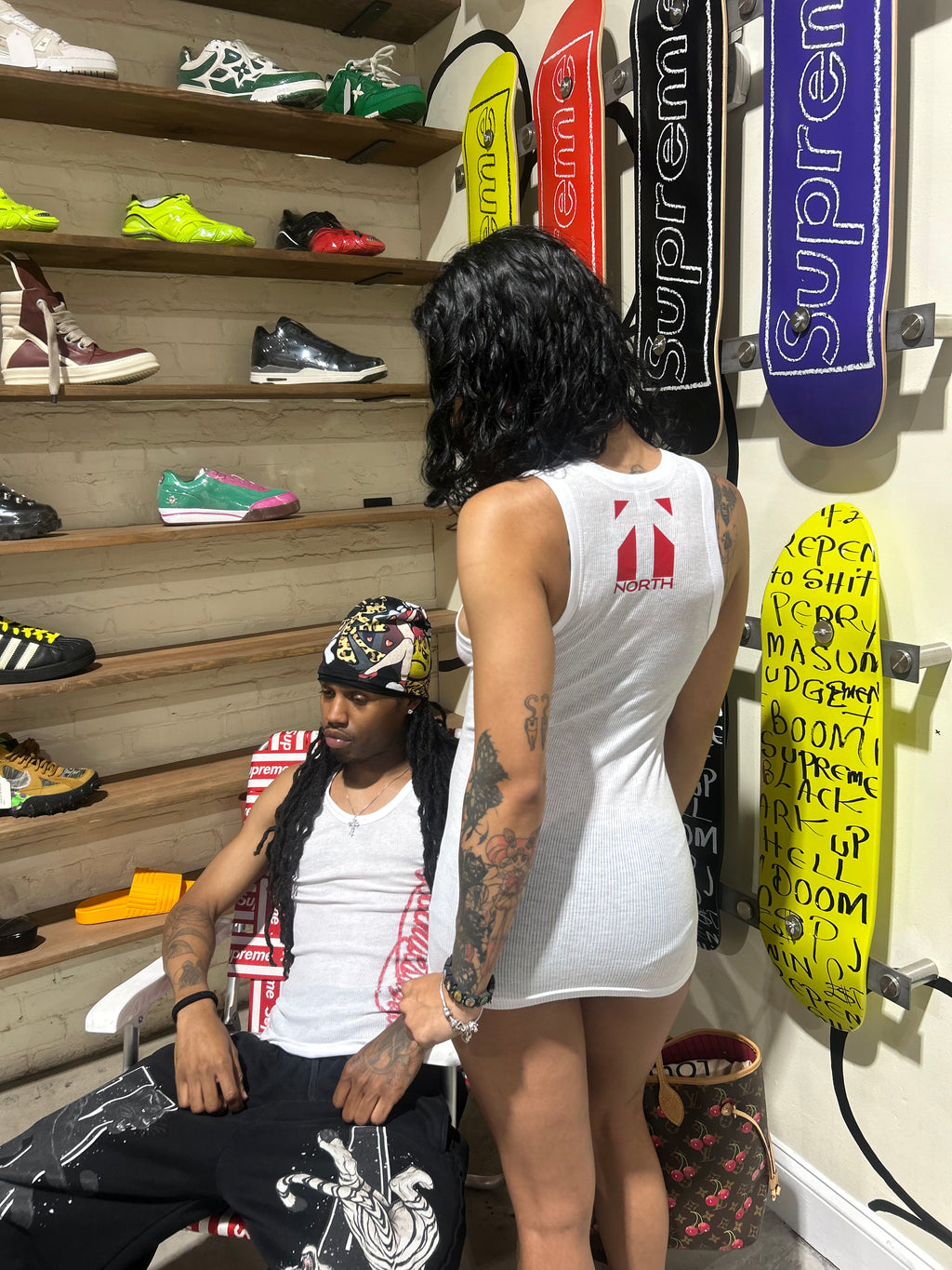 "RELENTLESS SOLDIER" TANK DRESS